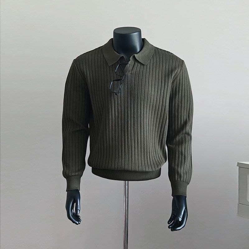 Aurelin Classic Textured Polo Shirt miniatyura 3